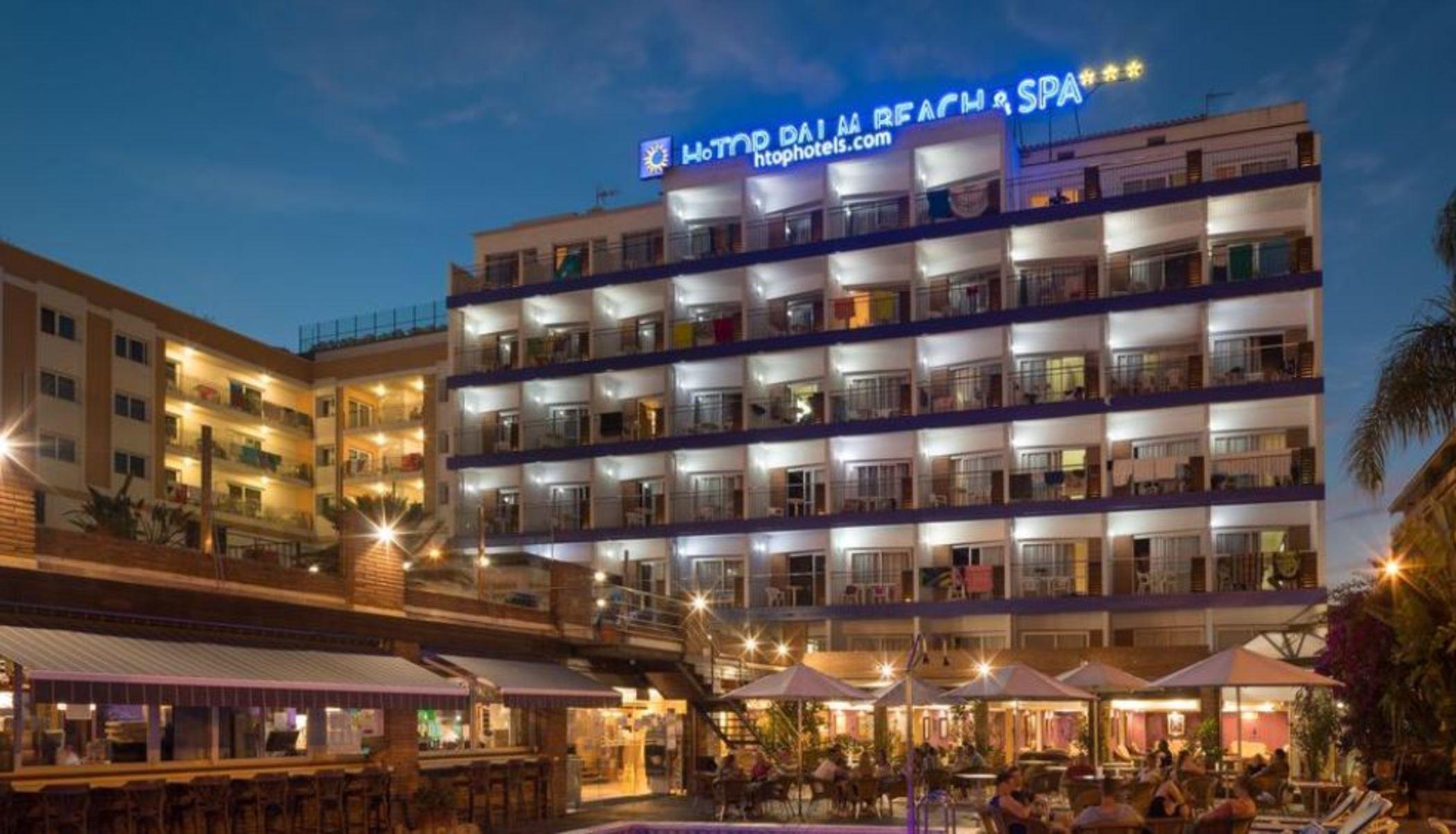 Htop Palm Beach & Spa #Htopenjoy Lloret de Mar Bagian luar foto