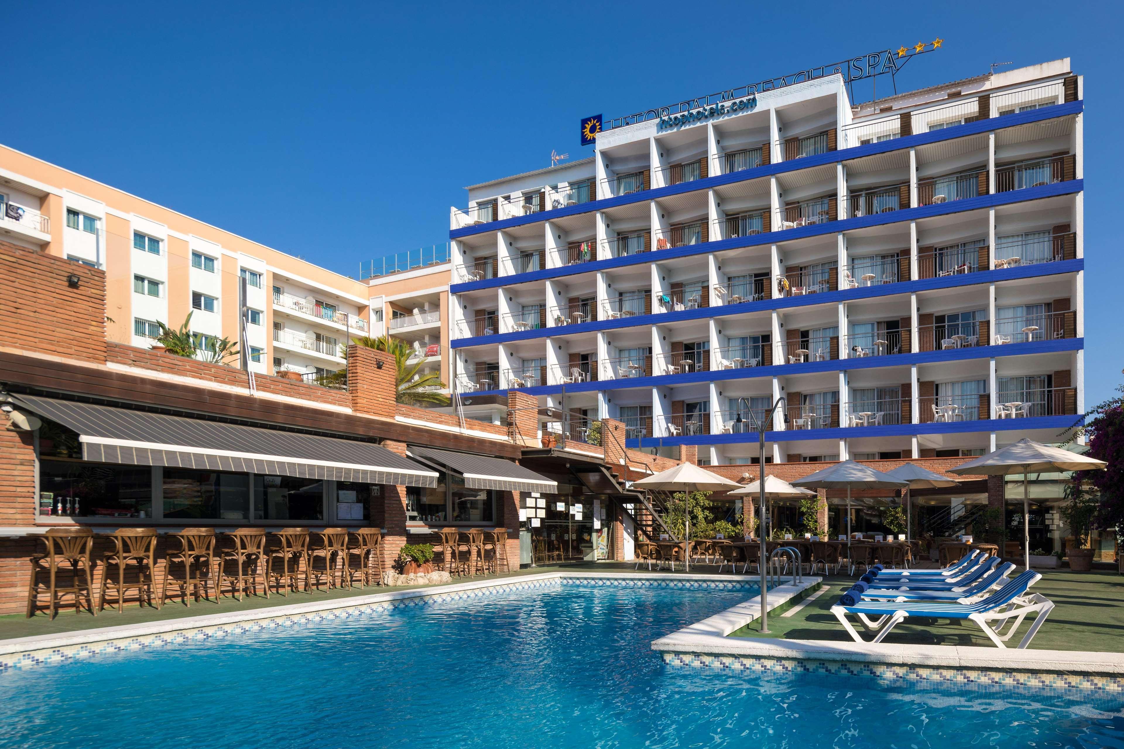 Htop Palm Beach & Spa #Htopenjoy Lloret de Mar Bagian luar foto