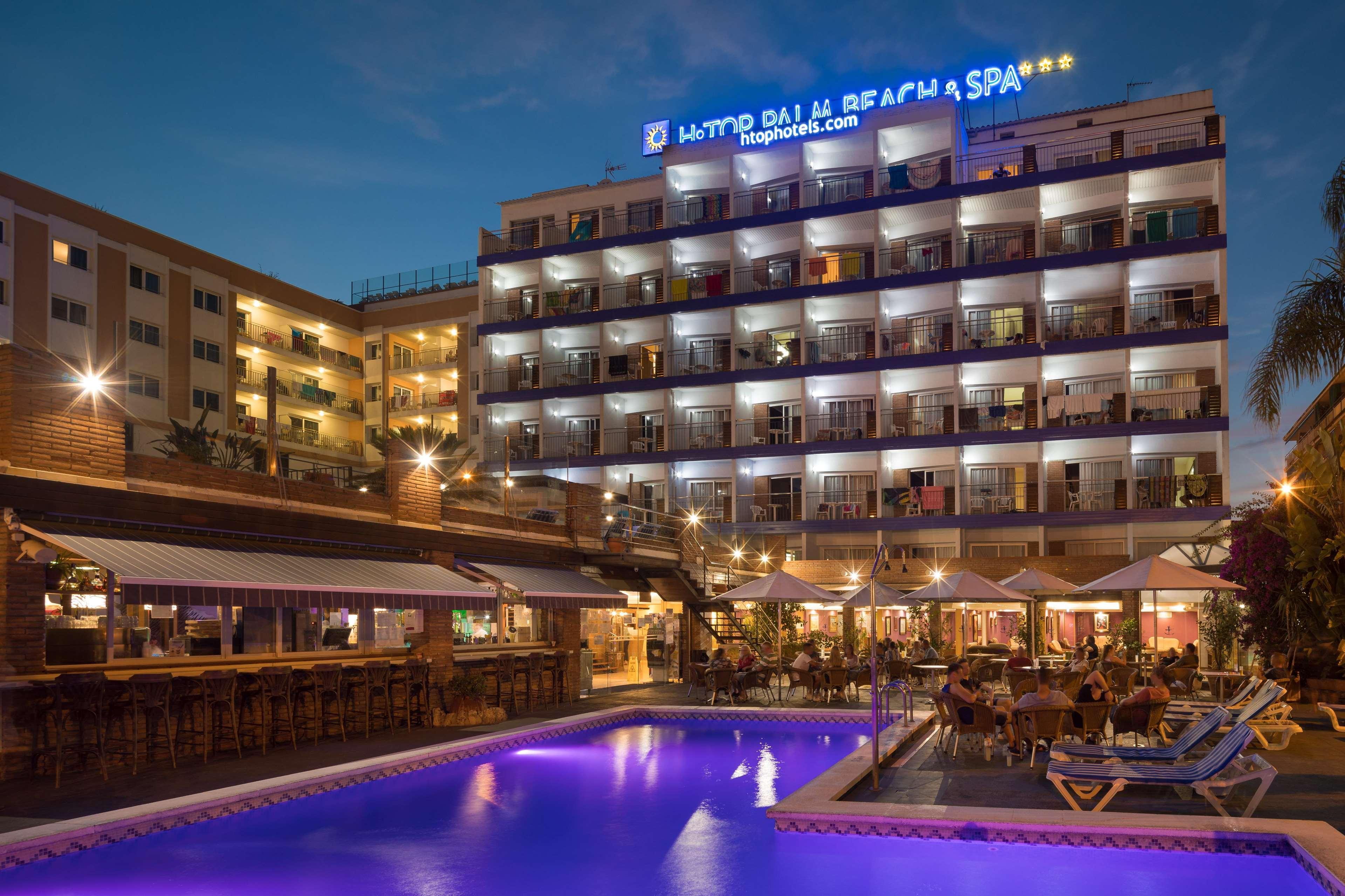 Htop Palm Beach & Spa #Htopenjoy Lloret de Mar Bagian luar foto